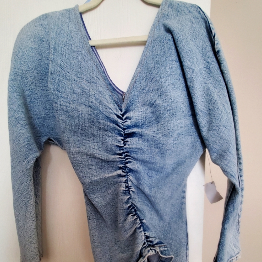 Denim top